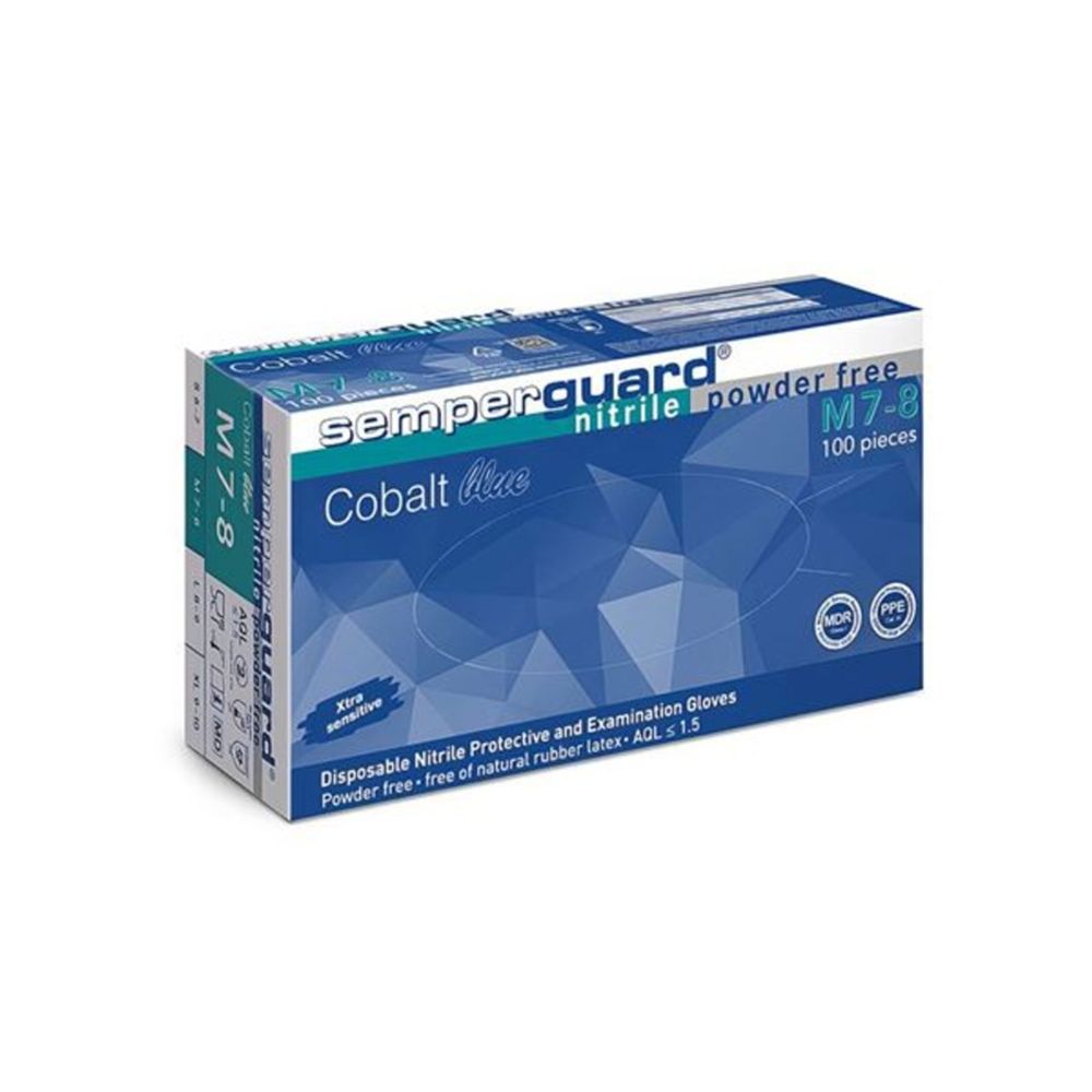 A5057/09 RUKAVICE JEDNOKRATNE SEMPERGUARD COBALT NITRIL BP ARDON slika 1