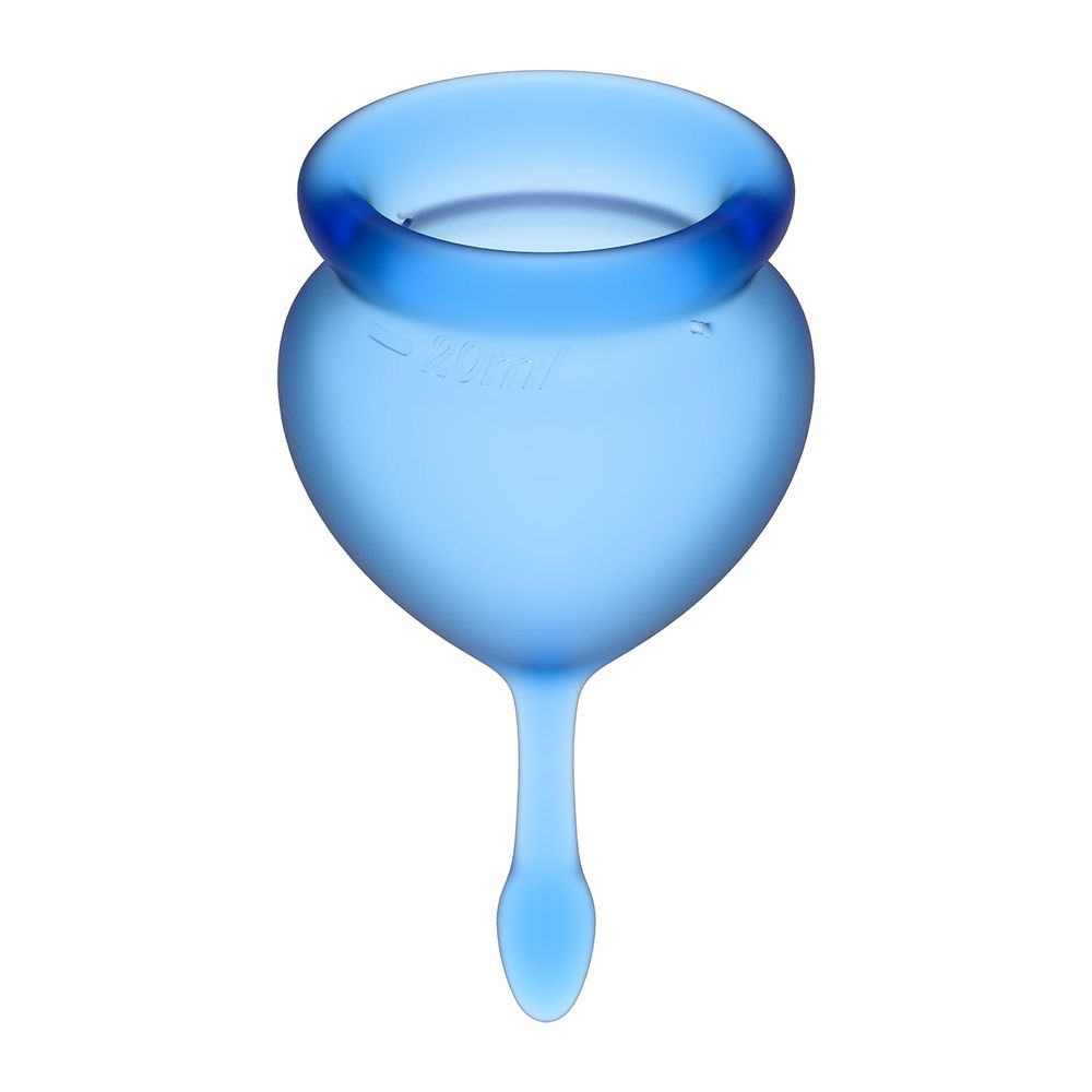 Menstrualna čašica Feel Good, plava slika 3