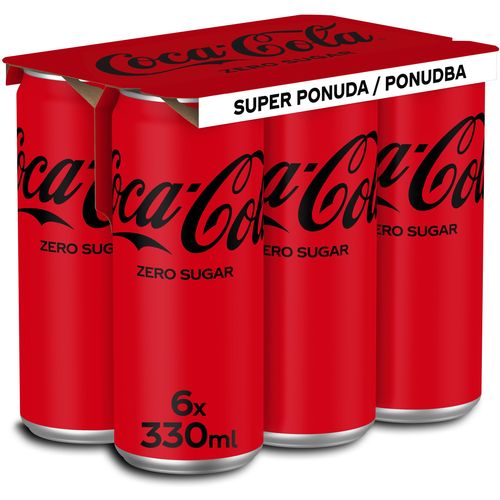 Coca-Cola Zero 330ml 6pack limenka slika 1