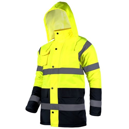 Lahti jakna podstavljena visoke vidljivosti žuta "s"  slika 1