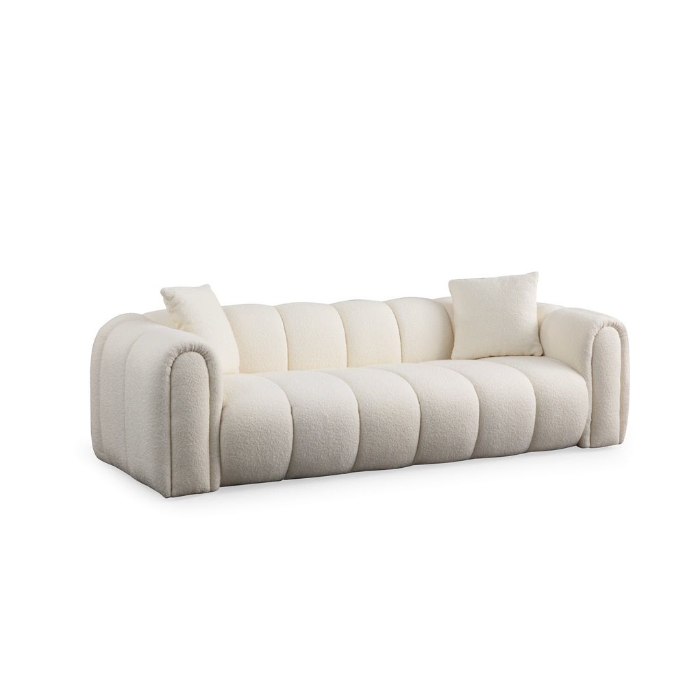 Puffy 3 - Bijela Troosna Sofa slika 5