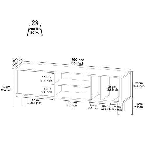 Hanah Home Pietra - Beli TV stalak slika 8