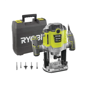Ryobi - Električna glodalica u setu sa glodalima 1600 W RRT1600-K