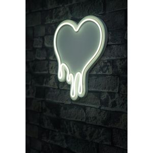 Wallity Ukrasna plastična LED rasvjeta, Melting Heart - White