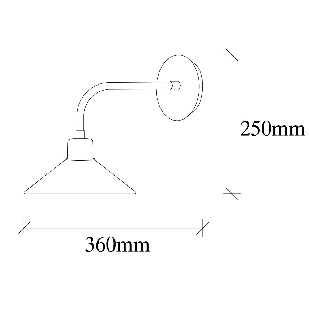 Sivani - MR - 889 Vintage Zidna Lampa slika 7
