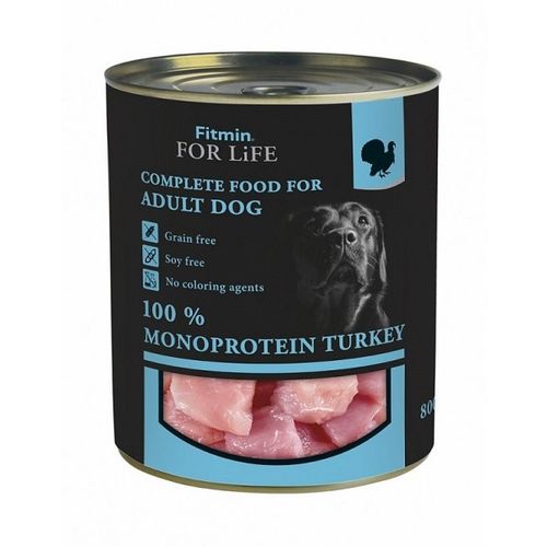 Fitmin For Life Dog Konzerva Ćuretina, hrana za pse 800g slika 1