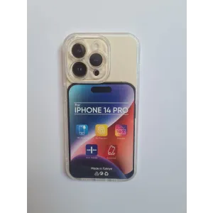 Maska za iPhone 14 Pro transparent ojačane ivice