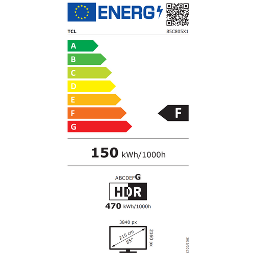 TCL televizor Mini LED TV 85C805, Google TV slika 3