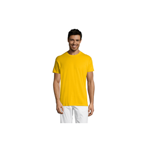 REGENT unisex majica sa kratkim rukavima - Žuta, XL 