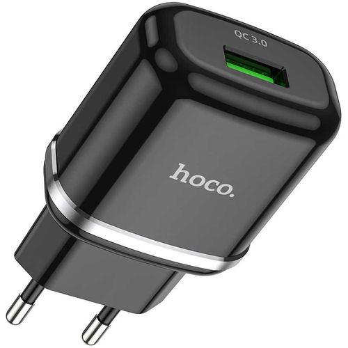 Hoco - Zidni punjač Special (N3) - USB-A 18W 3A s kabelom USB-A na USB Type-C 1m - crni slika 3