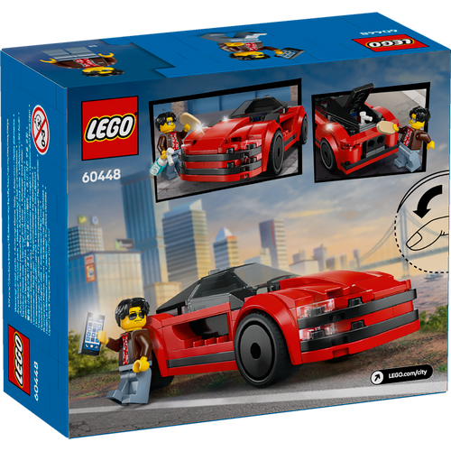 LEGO® CITY 60448 Crveni sportski auto slika 8