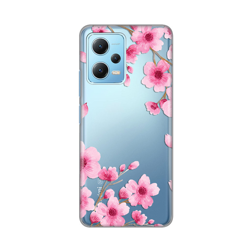 Torbica Silikonska Print Skin za Xiaomi Redmi Note 12 4G (EU) Rose flowers slika 1