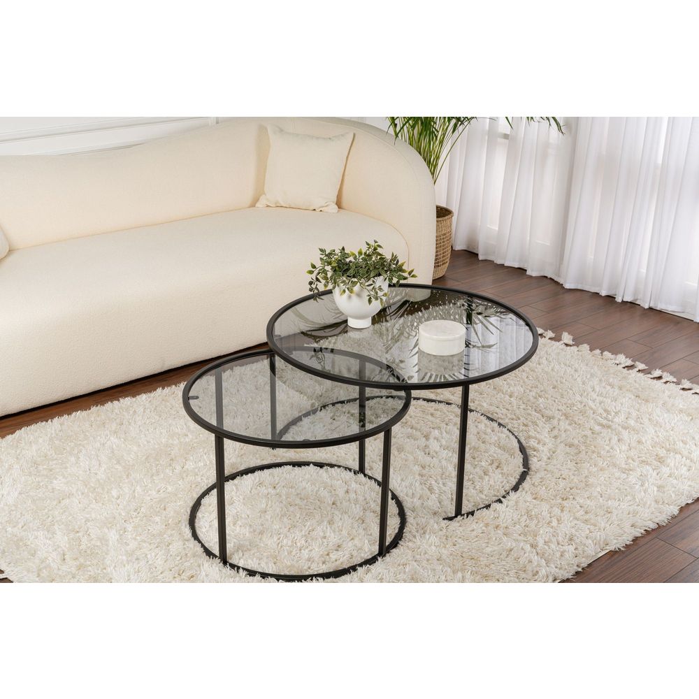 DUPLI DUPLI Nesting Table Tokyo - Crna (2 komada) slika 1
