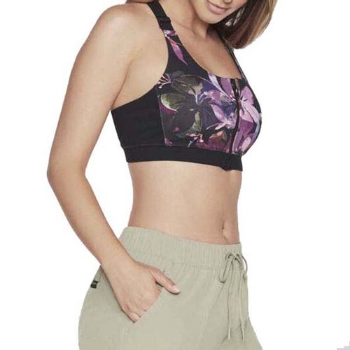 Skechers Bra The Goflex Ultraviolet Zip Front Bra Wbr133-Bkpr slika 3