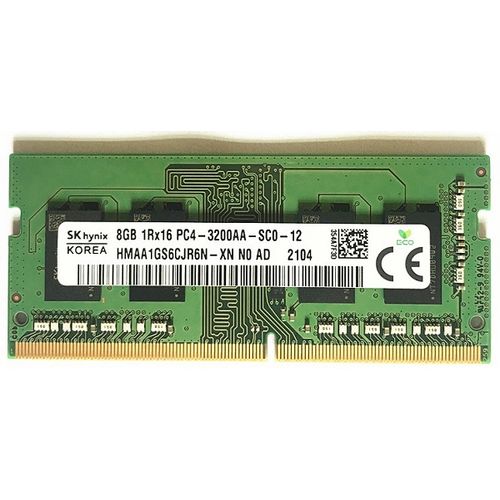 Hynix HMAA1GS6CJR6N-XN DDR4 8GB PC4-25600 3200MHz 260-Pin CL22 1.2v SODIMM, bulk slika 1