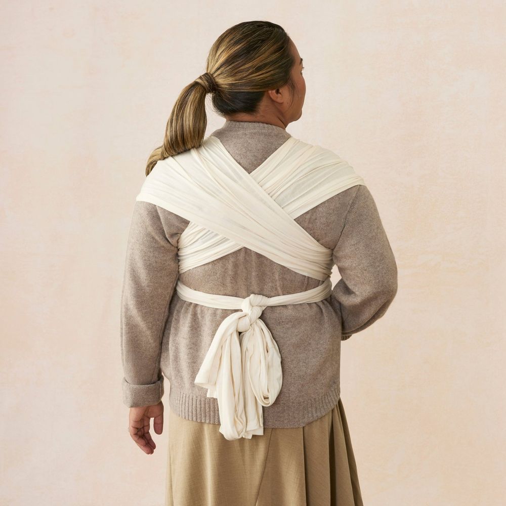 Ergobaby Aura marama, Sustainable Knit Cream slika 9