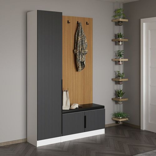 Noah - 8330 Anthracite Hall Stand slika 2