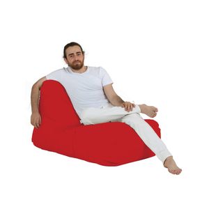 Atelier Del Sofa Vreća za sjedenje, Trendy Comfort Bed Pouf - Red