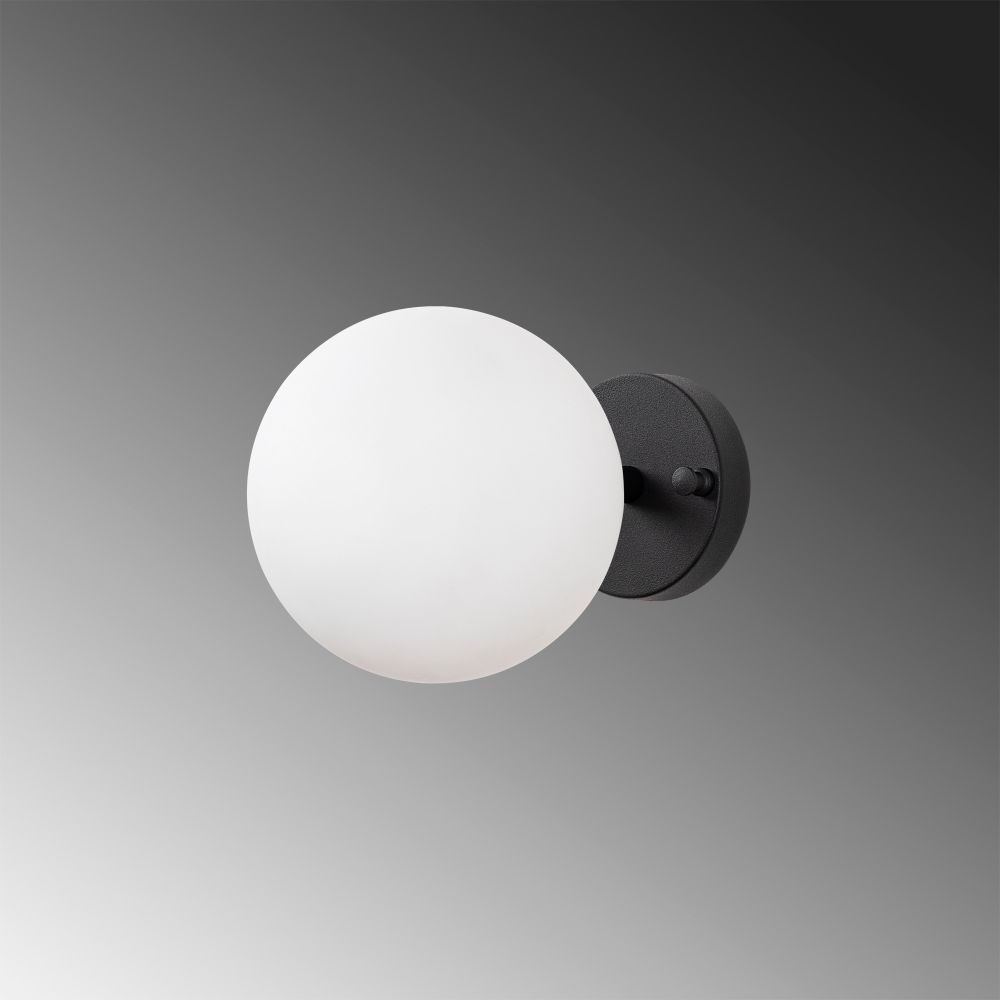 Zidna lampa Atmaca - 10230 u crno-krem boji slika 3