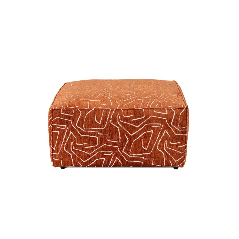 Lora Pouffe - Šarmantna Narandžasta Tabureta slika 4
