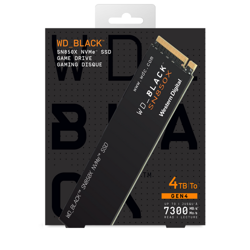 WD 4TB SSD BLACK SN850X M.2 NVMe x4 Gen4 slika 4