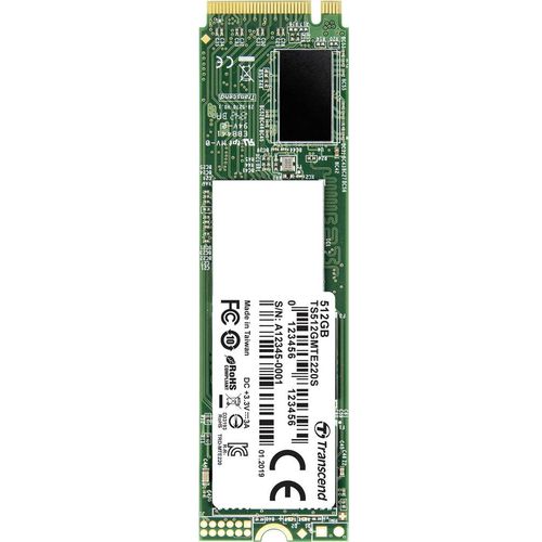 Transcend 220S 512 GB unutarnji M.2 PCIe NVMe SSD 2280 M.2 NVMe PCIe 3.0 x4 maloprodaja TS512GMTE220S slika 1