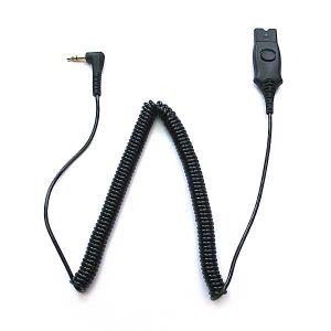 Poly QD/3,5mm QD Spiralni adapter kabl za IP-Touch Alcatel telefon