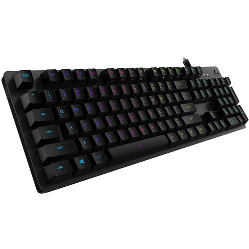 Logitech G512 CARBON LIGHTSYNC RGB Mechanical Gaming Keyboard with GX Red switches-CARBON-US INT'L-USB-IN slika 1