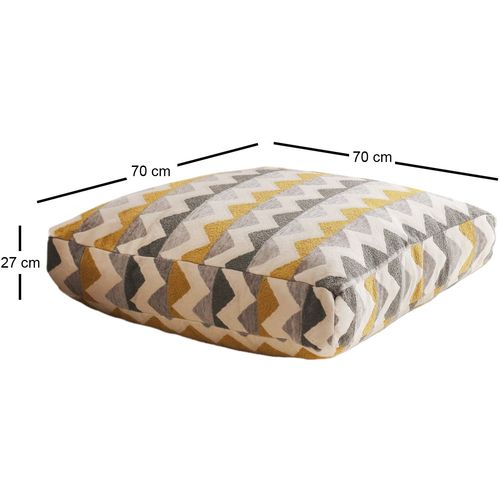 Dokuma Zikzak - Multicolor Multicolor Cushion slika 7