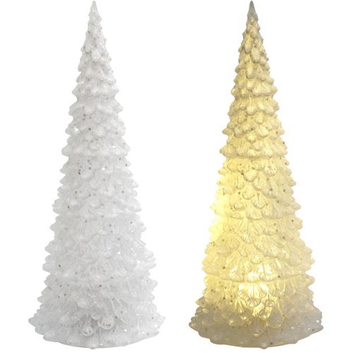 LED božićno drvce 27cm, bijele boje slika 1