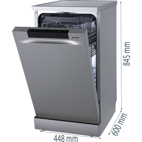 Gorenje GS541D10X Mašina za pranje sudova, 11 kompleta, Inverter PowerDrive, Širina 44.8 cm slika 4