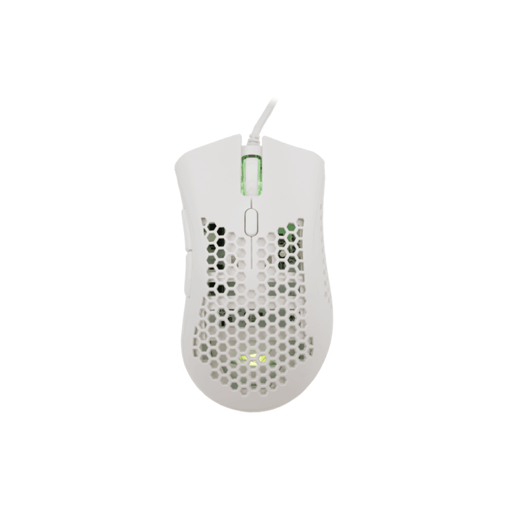 Baracuda Miš BGM-032 CORAL / 12.800 dpi, bijeli slika 1