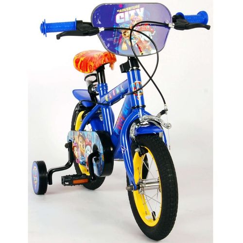 Dječji bicikl Paw Patrol 12" s dvije ručne kočnice plavo/narančasti slika 10