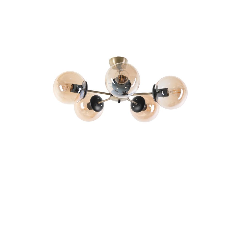 Venüs 5 Li Bal Camlı Avize - Copper Chandelier slika 2