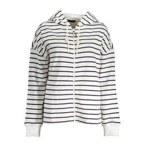 NORTH SAILS WOMEN'S WHITE ZIPPED SWEATSHIRT