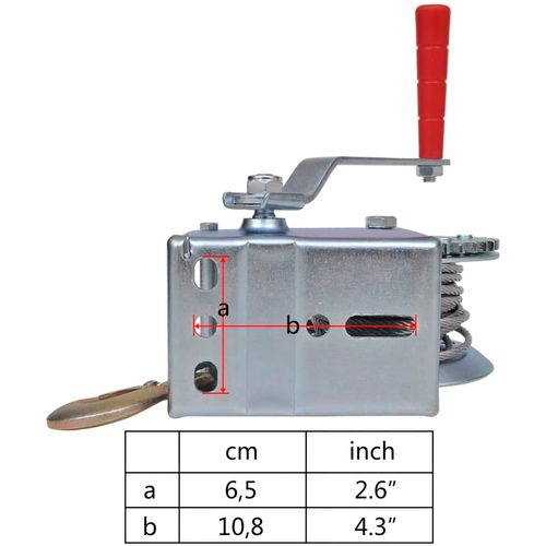 Ručno vitlo 540 kg slika 11