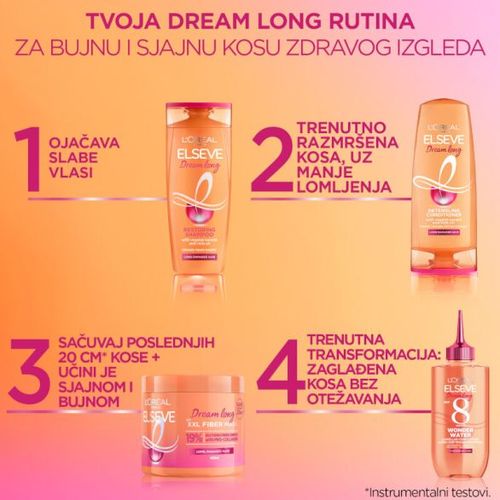 L'Oréal Paris Elseve Dream Long XXL Fiber maska za kosu 400ml slika 4