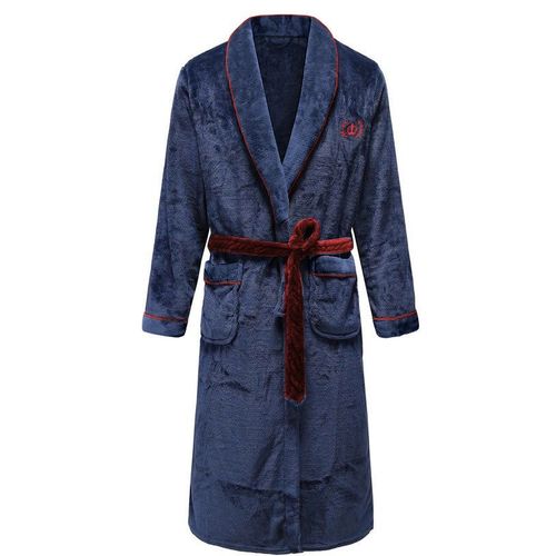 Ženski kućni ogrtač Roger Navy Red XL slika 3