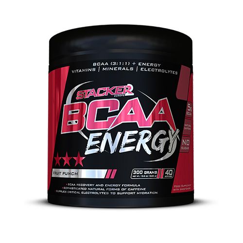 Stacker2 BCAA Energy (300g) Fruit Punch slika 1