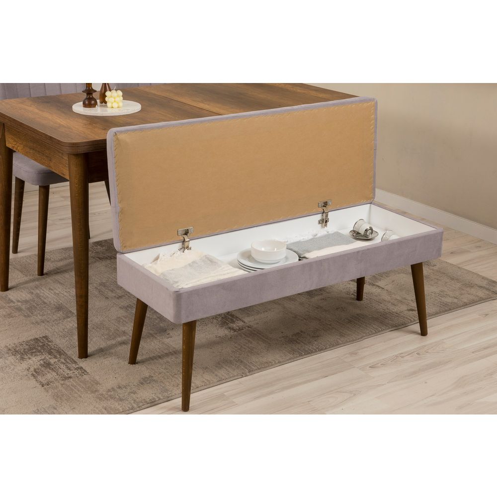 Vina Bench 04 0701 - Set Trpezarijskog Namještaja od Oraha slika 3