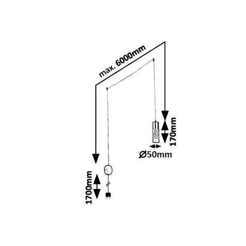 Rabalux Floresta visilica, LED 4W slika 4