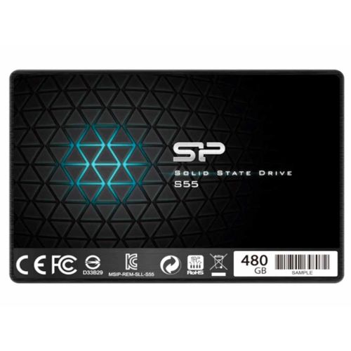 SSD SILICON POWER Slim S55 480GB/2.5"/SATA 3/crna slika 1