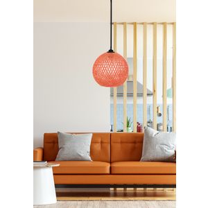 Ručno Rađeni Luster od Jute - 190 JN Orange Brown