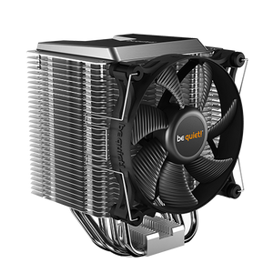 be quiet! BK004 Shadow Rock 3 [LGA-1851 Default ILM and RL-ILM support], Impressive cooling performance of 190W TDP, Decoupled Shadow Wings 2 120mm PWM high-speed fan 24.4dB(A)