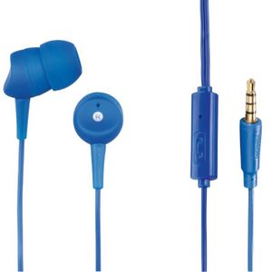 Slusalice+mikrofon za smartfon, BASIC, plave