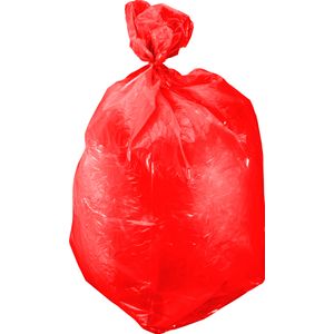 VREČE ZA OTPAD LDPE 120L CRVENA 10 KOM PROLINE  41204