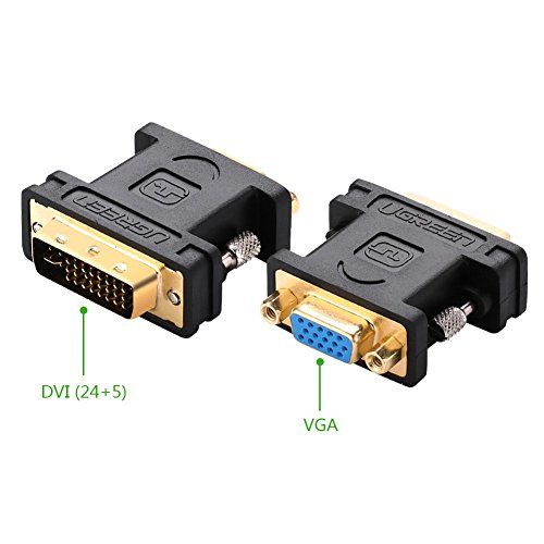 FST ASIA Adapter DVI (24+5) na VGA (m/ž) crni slika 1