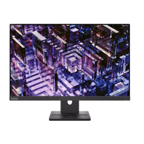 Lenovo ThinkVision E24q-30 Monitor 23.8" IPS 2560x1440 100Hz 4ms HDMI DP pivot swiv visina zvučnici slika 1