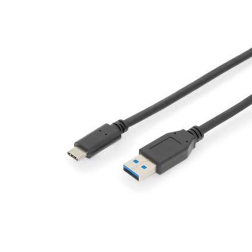 Digitus USB kabel USB 3.2 gen. 1 (USB 3.0) USB-C® utikač, USB-A utikač 1.00 m crna dvostruko zaštićen AK-300146-010-S slika 4