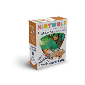 Kidywolf Set slajdova Kidystories za dječiji projektor - La Fontaine, 3kom